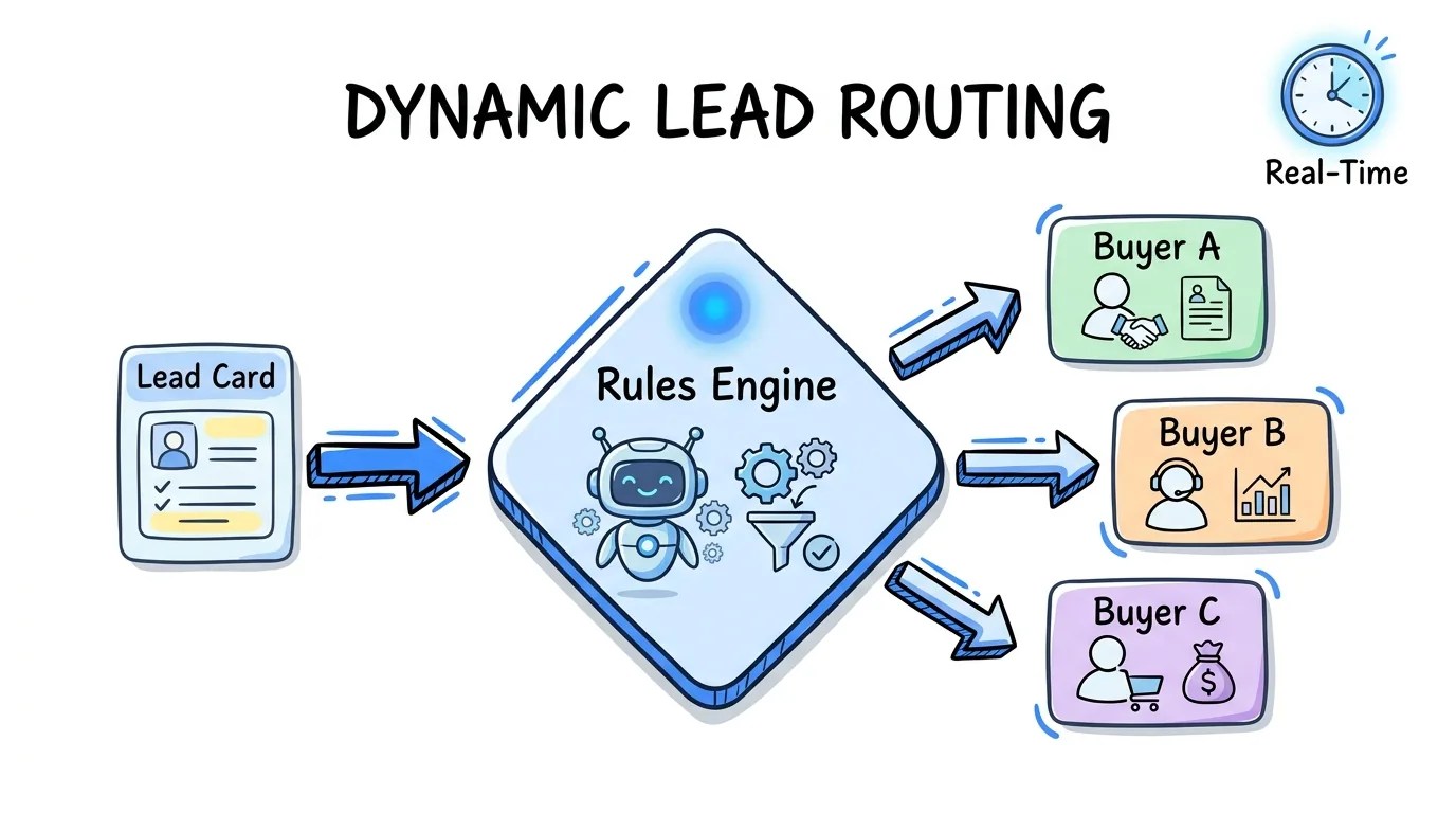 Dynamic Lead Routing: Route Every Lead by Real-Time Rules